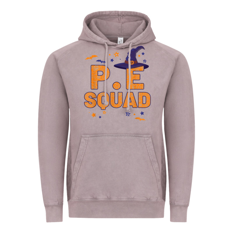 Pe Squad Witch Halloween Pe Teacher Matching Vintage Hoodie by trangStudio | Teevron