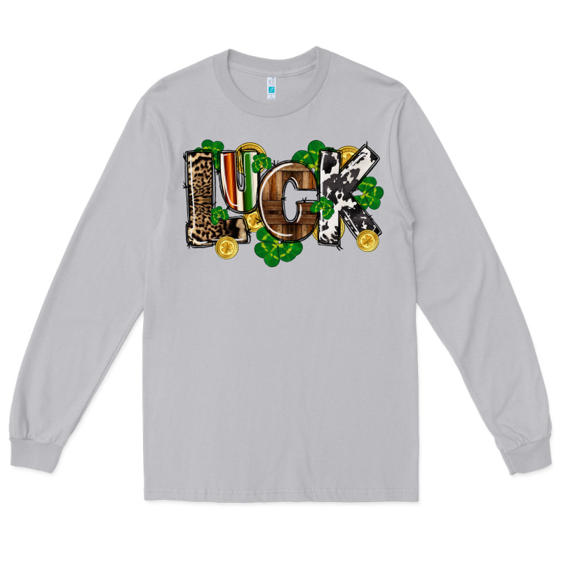 Western Luck St. Patrick's Day Long Sleeve Tee by CowGirlArtShop | Teevron