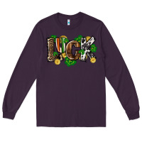 Plum Western luck St. Patrick's Day Long Sleeve Tee - CowGirlArtShop