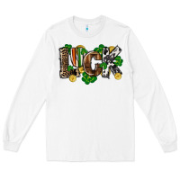 White Western luck St. Patrick's Day Long Sleeve Tee - CowGirlArtShop