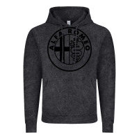 Vintage Black alfa racing big Vintage Hoodie - PixelFlow