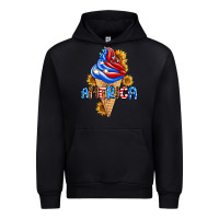 Black ice cream america Urban Hoodie - AdoDesignShop
