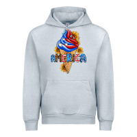Heather Grey ice cream america Urban Hoodie - AdoDesignShop