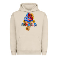 Pigment French Oak ice cream america Urban Hoodie - AdoDesignShop