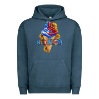Pigment Midnight Navy ice cream america Urban Hoodie - AdoDesignShop