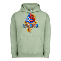 Pigment Oil Green ice cream america Urban Hoodie - AdoDesignShop