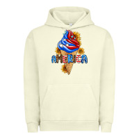 Pigment Pistachio ice cream america Urban Hoodie - AdoDesignShop
