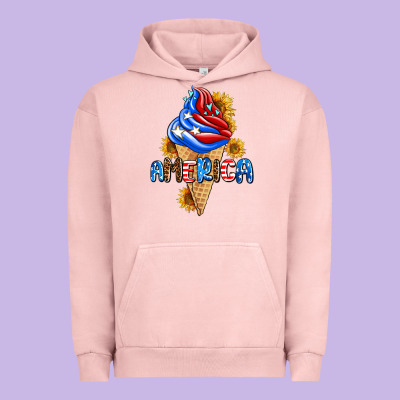 Ice Cream America Urban Hoodie Designed By Adodesignshop
