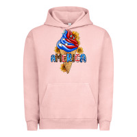 Pigment Salmon ice cream america Urban Hoodie - AdoDesignShop