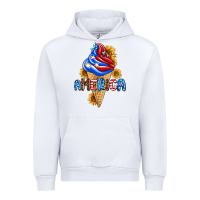 White ice cream america Urban Hoodie - AdoDesignShop