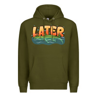 Army Green Later Premium Hoodie - CowhideDigitalArt