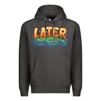 Charcoal Heather Later Premium Hoodie - CowhideDigitalArt
