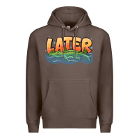 Coffee Later Premium Hoodie - CowhideDigitalArt