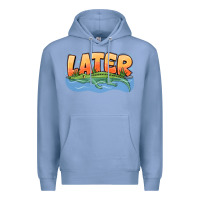 Colony Blue Later Premium Hoodie - CowhideDigitalArt