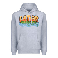 Heather Grey Later Premium Hoodie - CowhideDigitalArt