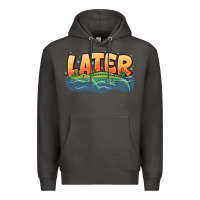 Smoke Later Premium Hoodie - CowhideDigitalArt