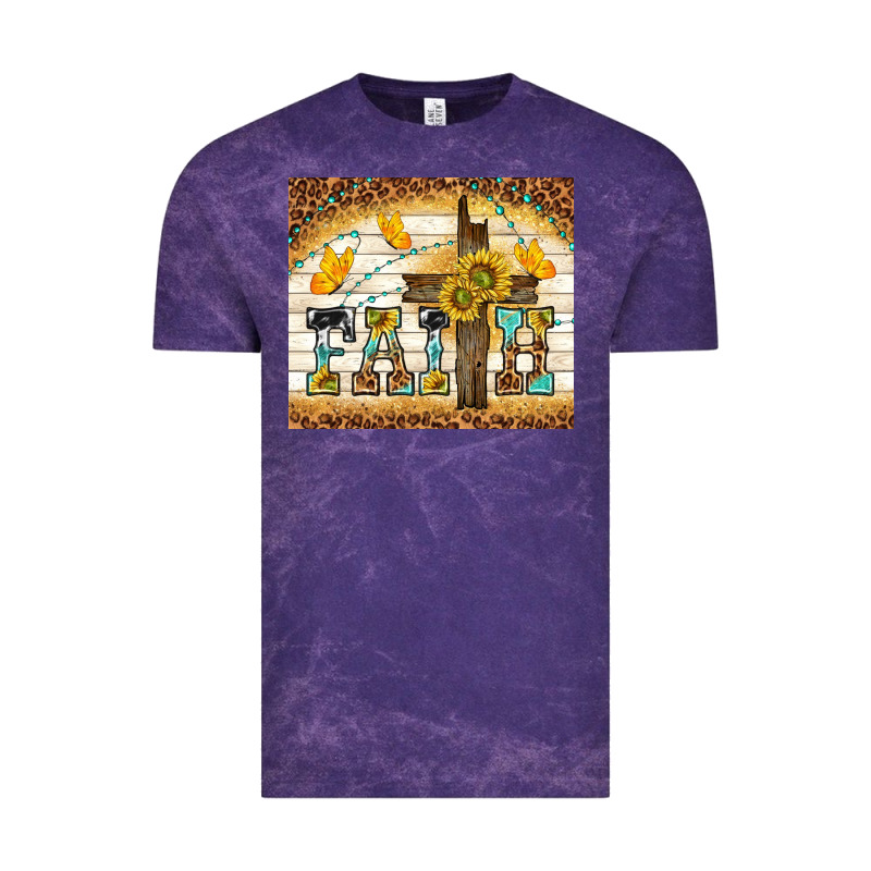 Faith With Cross Vintage Tee by TumblerDesignByShophia | Teevron