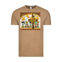 Vintage Coffee faith with cross Vintage Tee - TumblerDesignByShophia