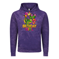 Cloud Purple 5 rd birthday girl t rex pink Vintage Hoodie - CowGirlArtShop