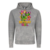 Cloud Rock 5 rd birthday girl t rex pink Vintage Hoodie - CowGirlArtShop