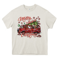 Cream merrycamperchristmas Heavy Core Tee - SublimationCraftShop