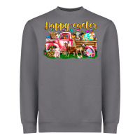 Storm Happy Easter Animal Car Heavyweight Sweatshirt - CowhideDigitalArt