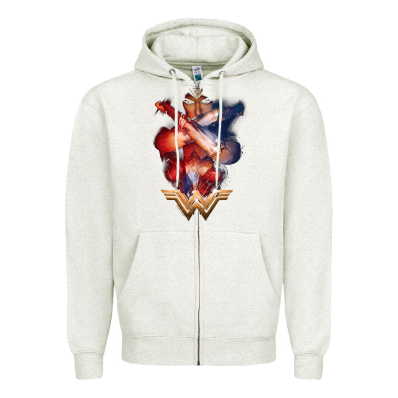 Wonder Woman Movie Arms Crossed T Shirt Zipper Hoodie by InspiraDesign | Teevron