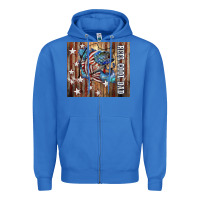True Royal Western Reel Cool Dad American Zipper Hoodie - LillyAllenDesigns