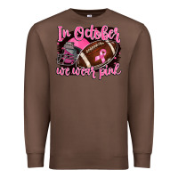 Chestnut in october we wear pink with football Premium Sweatshirt - BarkalooDesign