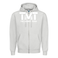 Dove Grey the money team racing Zipper Hoodie - InspiraDesign