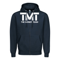 Navy the money team racing Zipper Hoodie - InspiraDesign