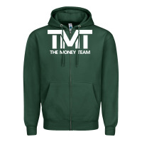 Sports Green the money team racing Zipper Hoodie - InspiraDesign