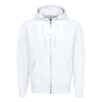 White the money team racing Zipper Hoodie - InspiraDesign