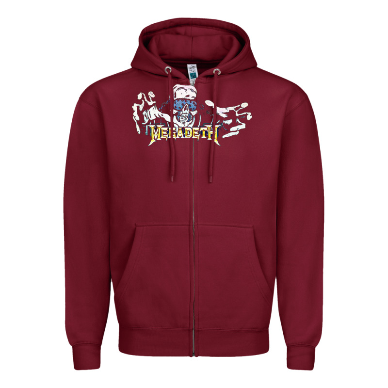 Megadeath Caught Zipper Hoodie by InspiraDesign | Teevron