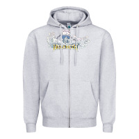 Heather Grey Megadeath caught Zipper Hoodie - InspiraDesign