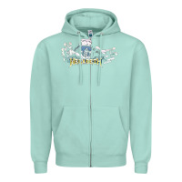 Seafoam Megadeath caught Zipper Hoodie - InspiraDesign