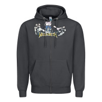 Smoke Megadeath caught Zipper Hoodie - InspiraDesign