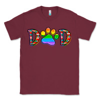 Burgundy dad lgbt Classic Tee - CowhideDigitalArt