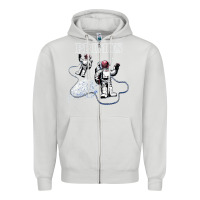 Dove Grey primus Zipper Hoodie - InspiraDesign