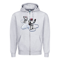 Heather Grey primus Zipper Hoodie - InspiraDesign