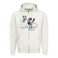 Oatmeal Heather primus Zipper Hoodie - InspiraDesign