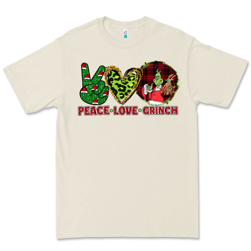 Peace Love Grinch Premium Tee by Bettercallsaul | Teevron