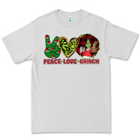 Dove Grey Peace Love Grinch Premium Tee - Bettercallsaul