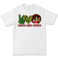 White Peace Love Grinch Premium Tee - Bettercallsaul