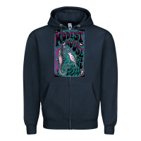 Navy Modest Mouse Zipper Hoodie - InspiraDesign