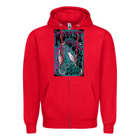 Red Modest Mouse Zipper Hoodie - InspiraDesign