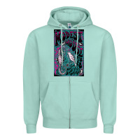 Seafoam Modest Mouse Zipper Hoodie - InspiraDesign