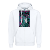 White Modest Mouse Zipper Hoodie - InspiraDesign