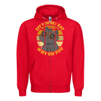 Funny Retro Sunset Eff You See Kay Why Oh You Cat Lovers T Shirt Zipper Hoodie | Teevron