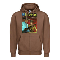 Chestnut The Rifleman Retro Western Zipper Hoodie - ArtChic